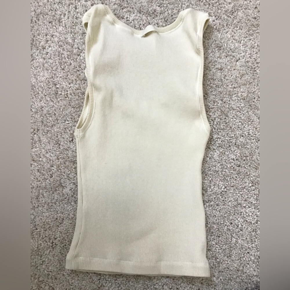 SKIMS Cotton Rib Tank | Bone - Picture 15 of 16